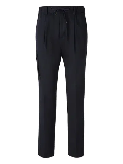 HERNO DRAWSTRING CARGO TROUSERS