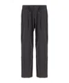 Herno Drawstring Casual Pants In Gray