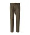 Herno Drawstring Casual Pants In Green