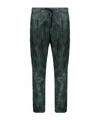 Herno Drawstring Casual Pants In Green