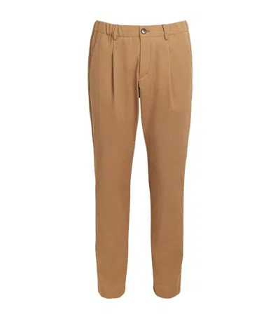 Herno Drawstring Chinos In Camel