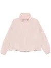 Herno Drawstring-collar Jacket In Pink