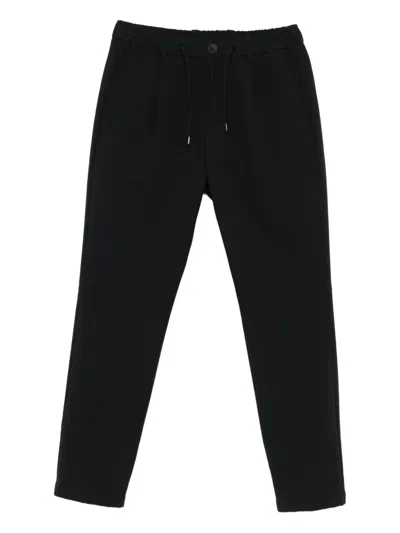 HERNO DRAWSTRING COTTON TROUSERS