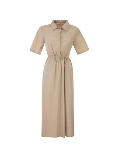 Herno Women Light Stretch Nylon Dress In White