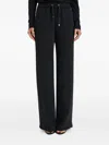 Herno Drawstring Elasticated-waist Trousers In Black