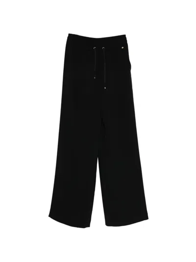 Herno Drawstring-fastening Trousers In Black