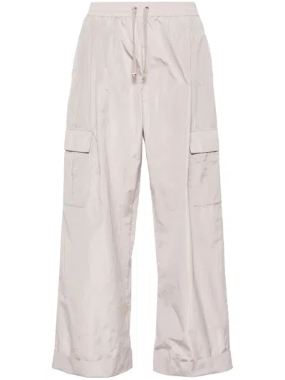 Herno Drawstring-fastening Trousers In Grey