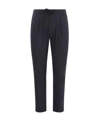 Herno Drawstring-fastening Waist Trousers In Black