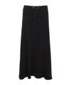 Herno Midi And Knee Length Skirt With Drawstring In Black