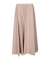 Herno Beige Modal Polyester Elastan Skirt In Pink