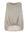 Herno Sleeveless Top In Tech Trait