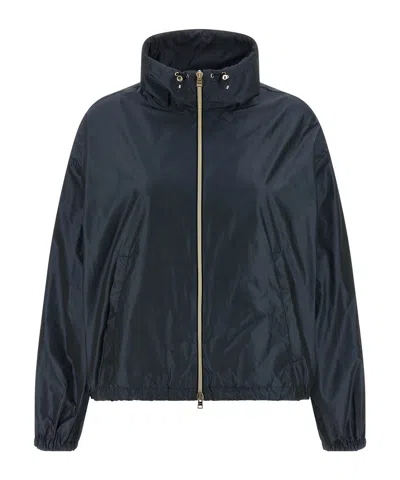 HERNO HERNO DRAWSTRING HEM ZIP-UP JACKET