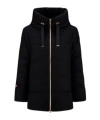 Herno Jacket In Bi-stretch Lurex Wool In Black