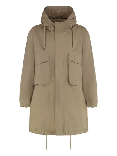 HERNO 抽绳连帽派克大衣