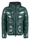 Herno Drawstring-hood Puffer Jacket In Green