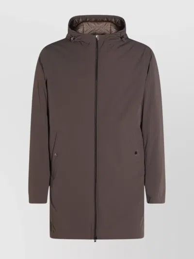 Herno Drawstring Hooded Down Jackets