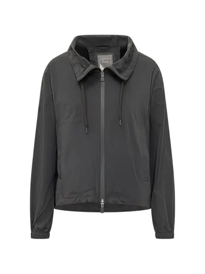 HERNO DRAWSTRING HOODED JACKET
