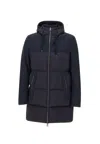 HERNO DRAWSTRING HOODED PADDED COAT