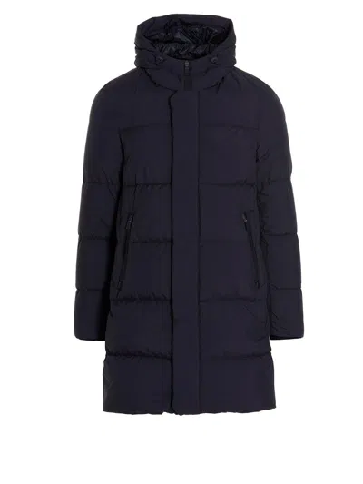 HERNO DRAWSTRING HOODED PARKA COAT