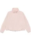 Herno Drawstring-collar Jacket In Pink