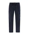 Herno Drawstring Jersey Trousers In Black
