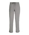 Herno Technical Joggers With Grippers In Gray