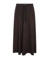 Herno Drawstring Maxi Skirt In Black