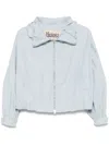 Herno Drawstring-neck Jacket In Blue