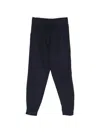 Herno Drawstring Panelled Trousers In Blue