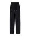 Herno Wide Leg High Waist Satin Trousers For Women In Black