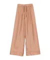 Herno Drawstring Patterned Trousers In Brown