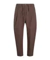 Herno Belt Loop Casual Pants In Brown