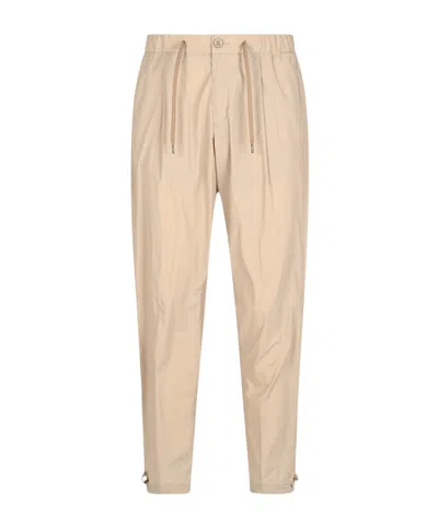 Herno Drawstring-waist Trousers In Neutral