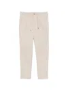 Herno Drawstring Pleated Trousers In Nude