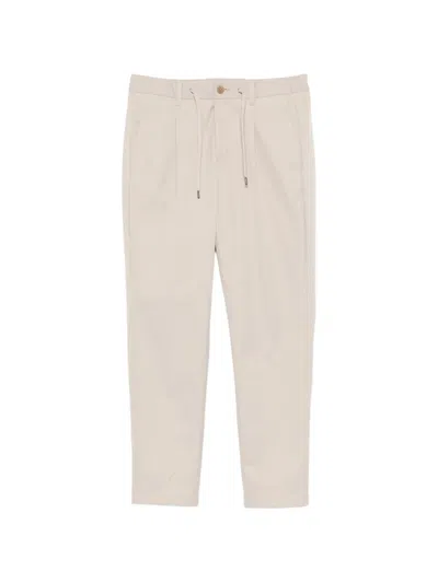 Herno Drawstring Pleated Trousers In Neutral