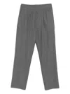 Herno Drawstring Pocket Trousers In Gray
