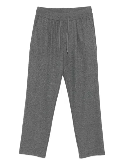 Herno Drawstring Pocket Trousers In Gray