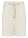 Herno Drawstring Shorts In Neutral