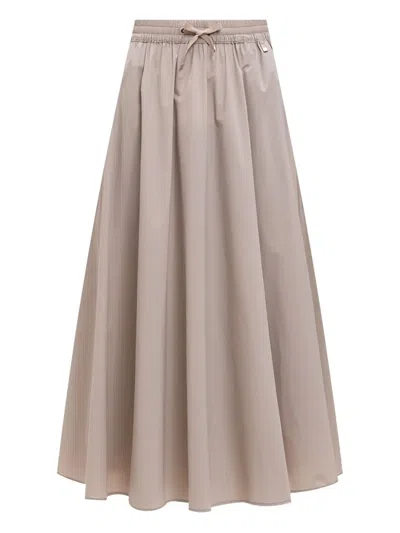 Herno Drawstring Skirt In Pink
