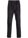 HERNO DRAWSTRING STRAIGHT-LEG TROUSERS