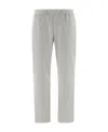 Herno Drawstring Straight-leg Trousers In Gray