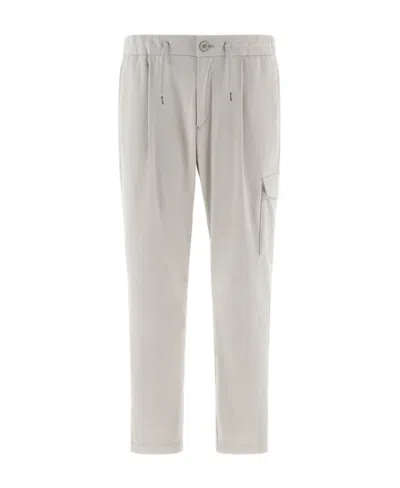 Herno Drawstring Straight-leg Trousers In Multi