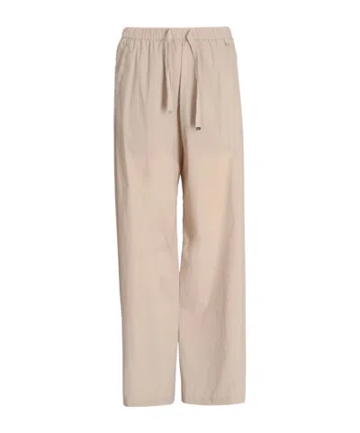 Herno Drawstring Straight-leg Trousers In Neutral