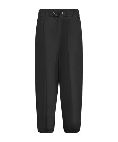 HERNO HERNO DRAWSTRING TAPERED-LEG TROUSERS