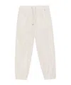 Herno Drawstring Tapered-leg Trousers In White