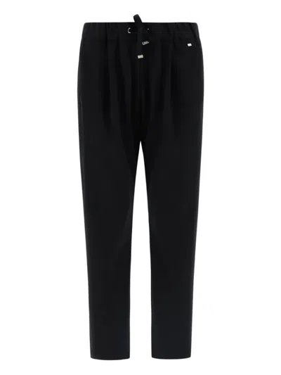 Herno Drawstring Trousers In Black