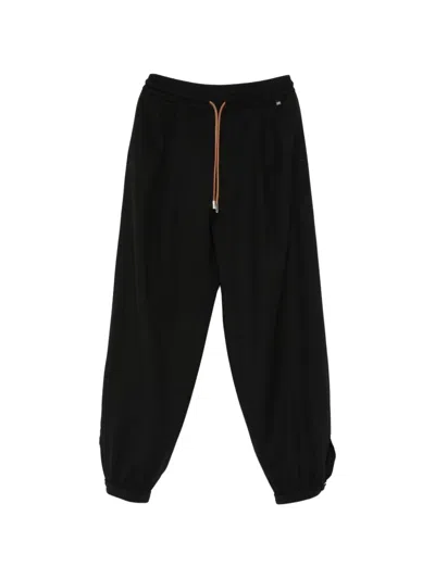 Herno Drawstring Trousers In Black