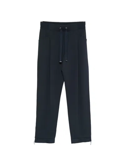 Herno Drawstring Trousers In Blue