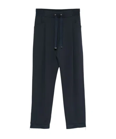 Herno Drawstring Trousers In Blue