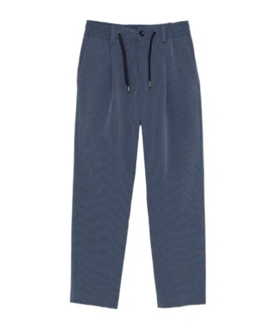 Herno Kids' Drawstring Trousers In Blue
